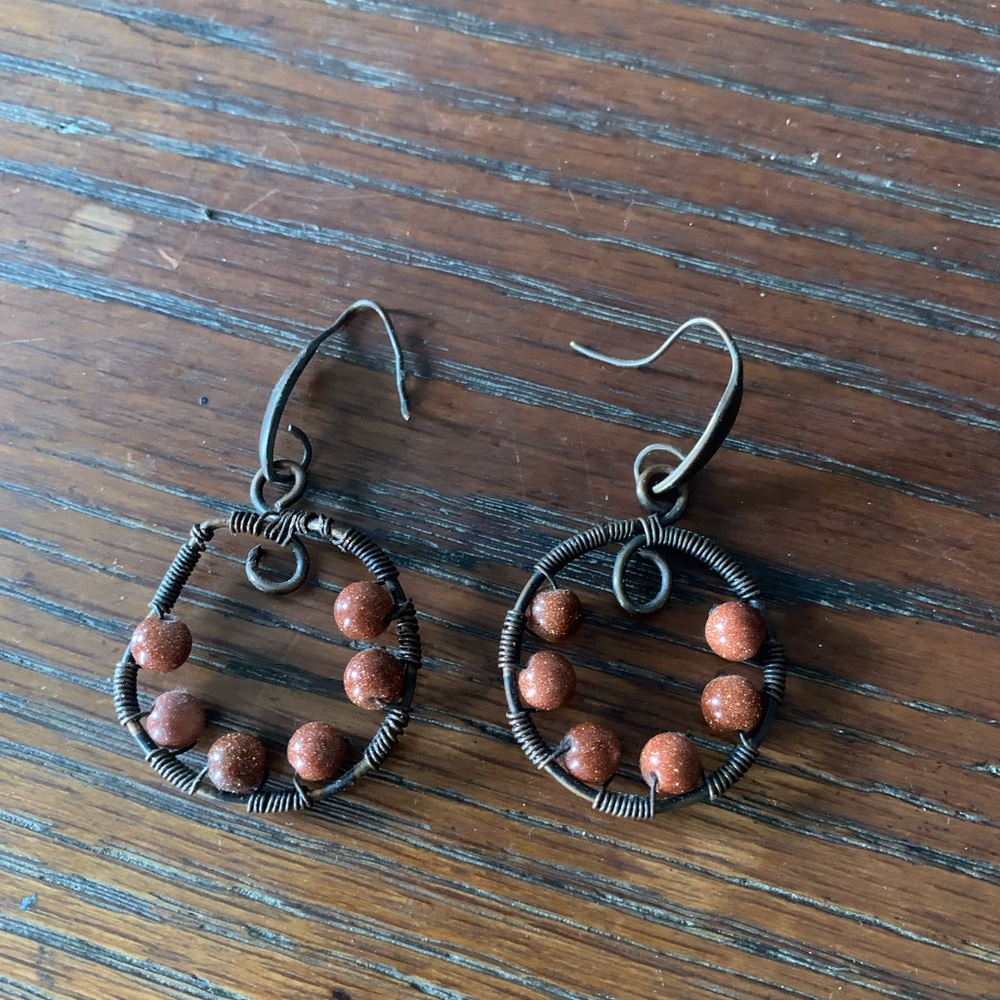 Circular Dangle Earrings - image 2